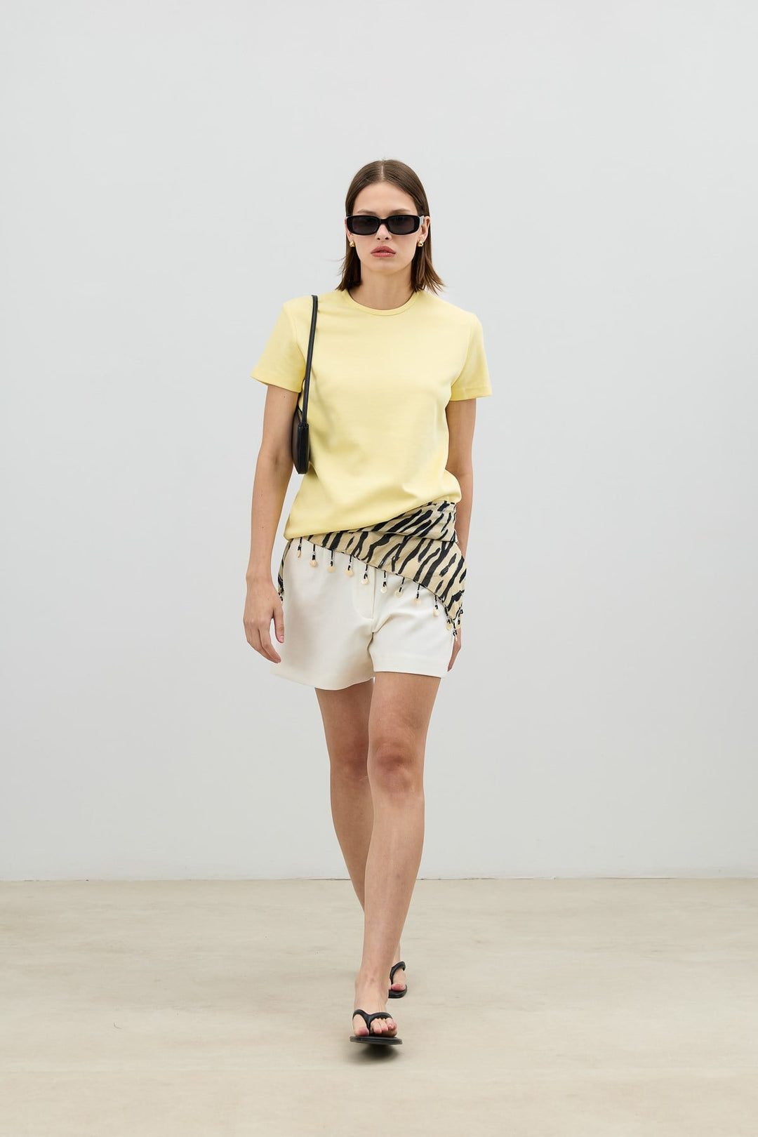 ANT Antioch Sarı Basic Kadın T-Shirt - Cunduacán
