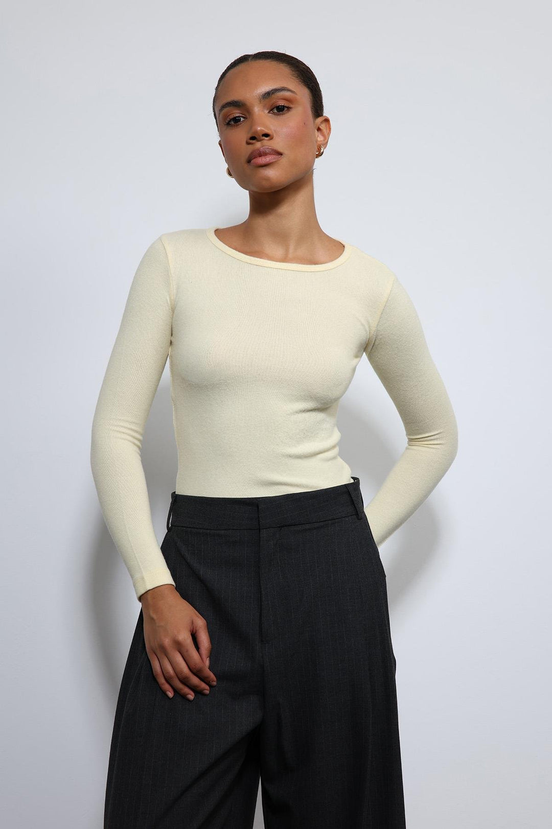 ANT Antioch Sarı Basic Uzun Kollu T-Shirt - Irapuato