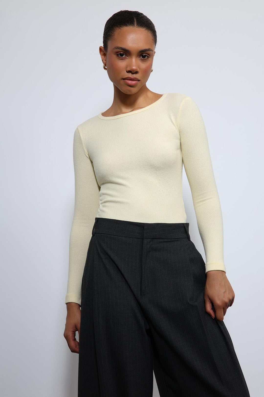 ANT Antioch Sarı Basic Uzun Kollu T-Shirt - Irapuato