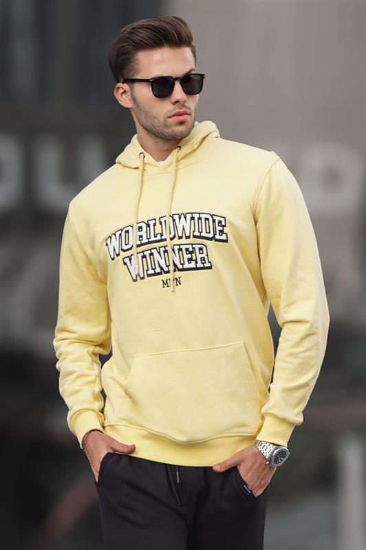 MDX Yellow Printed Hooded Sweatshirt 6149 - Hendon