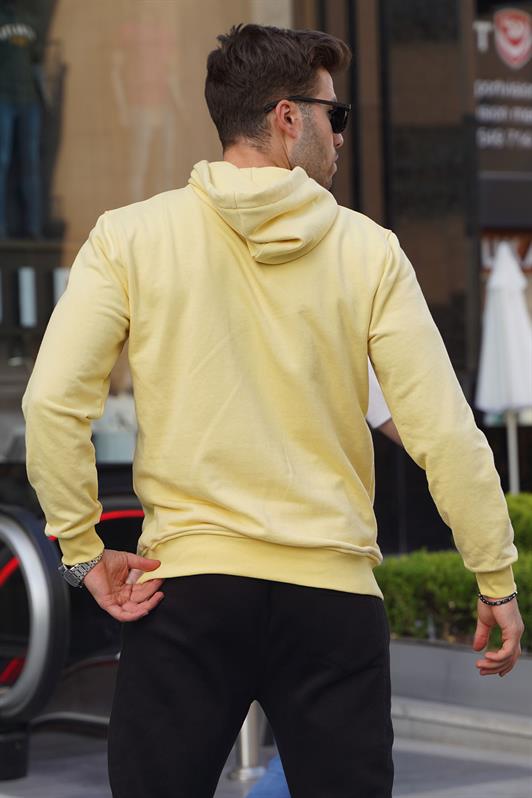 MDX Yellow Printed Hooded Sweatshirt 6149 - Hendon