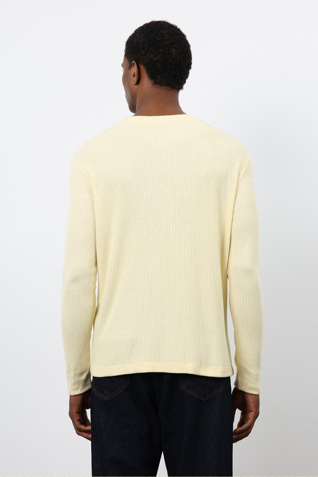 ANT Antioch Sarı Fitilli Düğmeli Yaka T-Shirt - Pessac