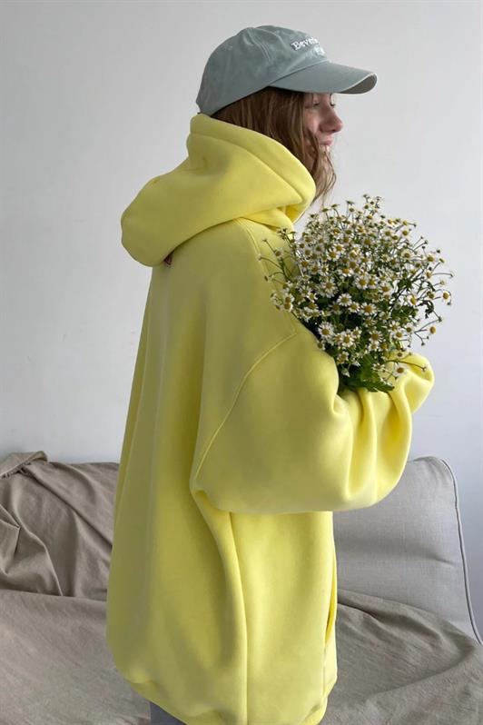 MDX Yellow Hooded Oversized Sweatshirt MG1566 - Oro Valley