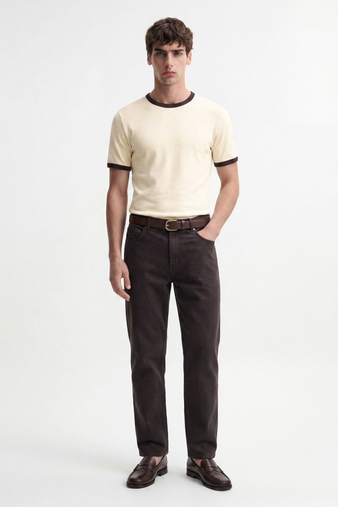 ANT Contrast Collar Men's T-Shirt - Missoula