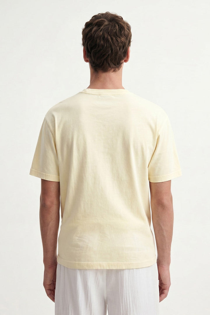 ANT Antioch Sarı Pamuklu Erkek T-Shirt - Sama