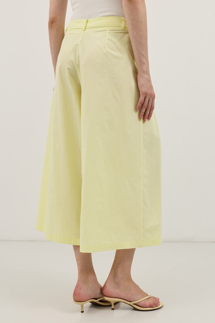 ANT Antioch Sarı Pileli Culotte Pantolon - Centennial