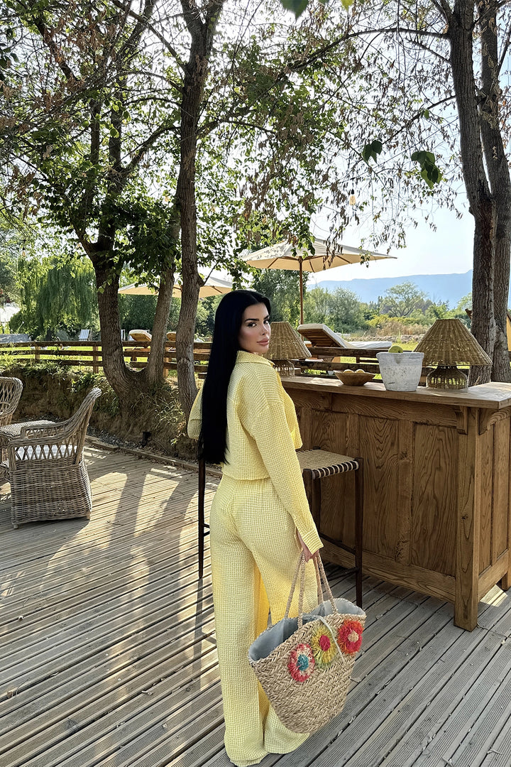 بدلة نسائية صفراء من EYY - Bisceglie