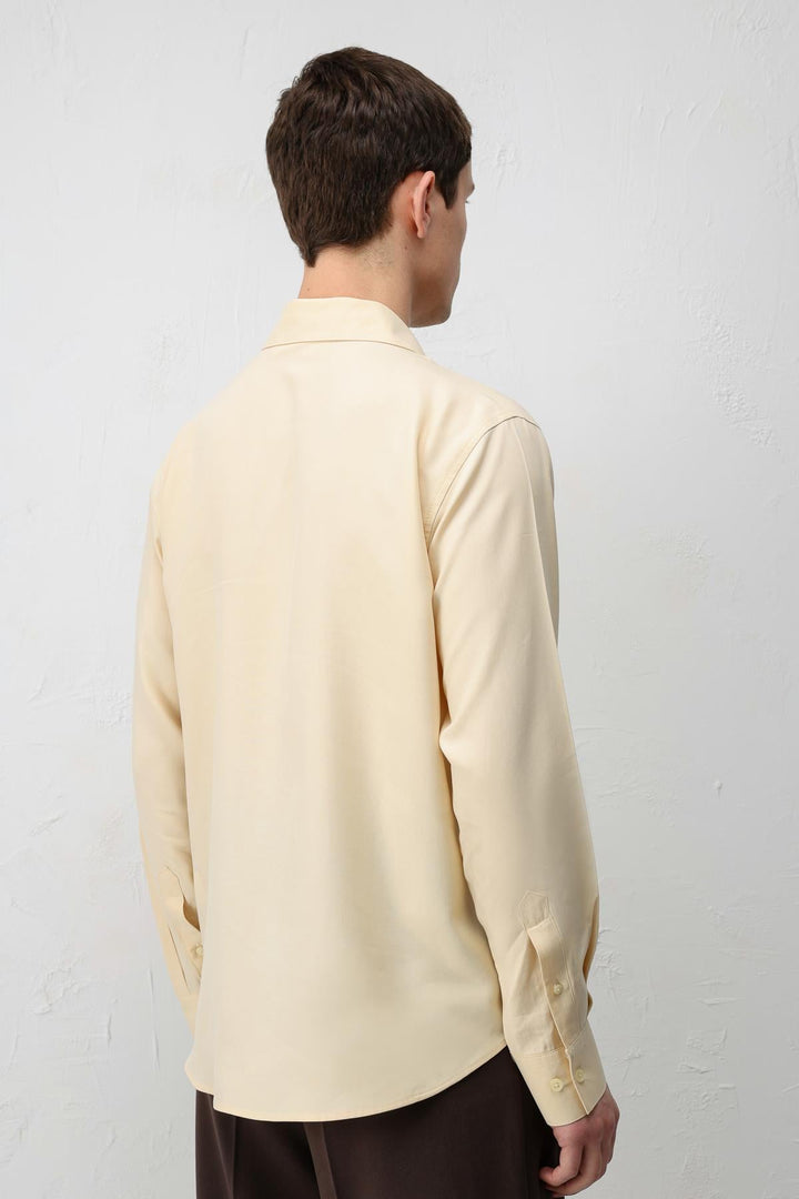 ANT Antioch Sarı Teknik Regular Fit Erkek Gömlek - Georgetown
