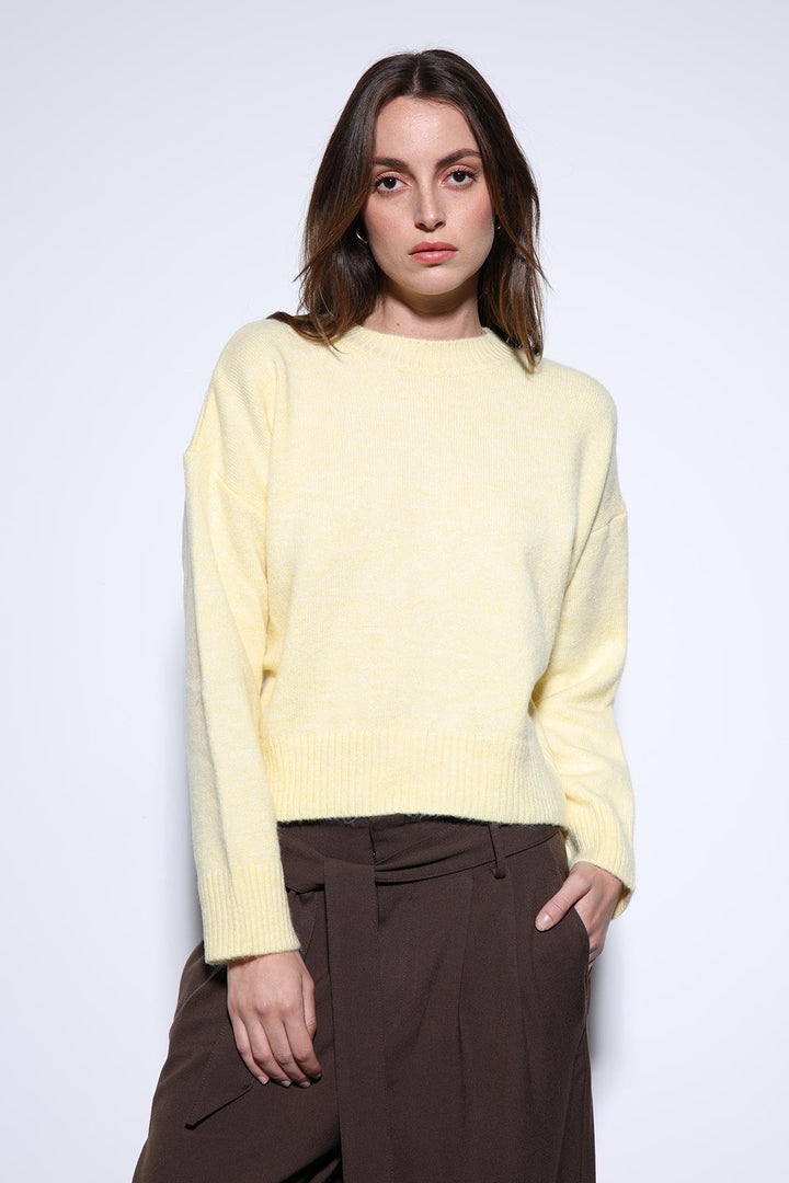 ANT Antioch Yellow Wool Blend Women's Sweater - Eberswalde