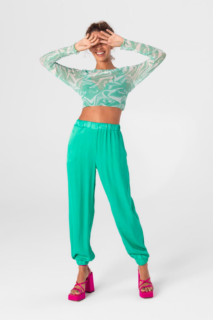 BSL Women Satin Jogging Pants - Odenton