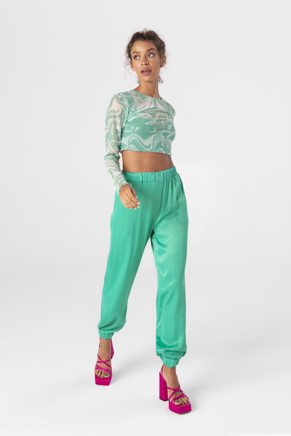 BSL Women Satin Jogging Pants - Odenton