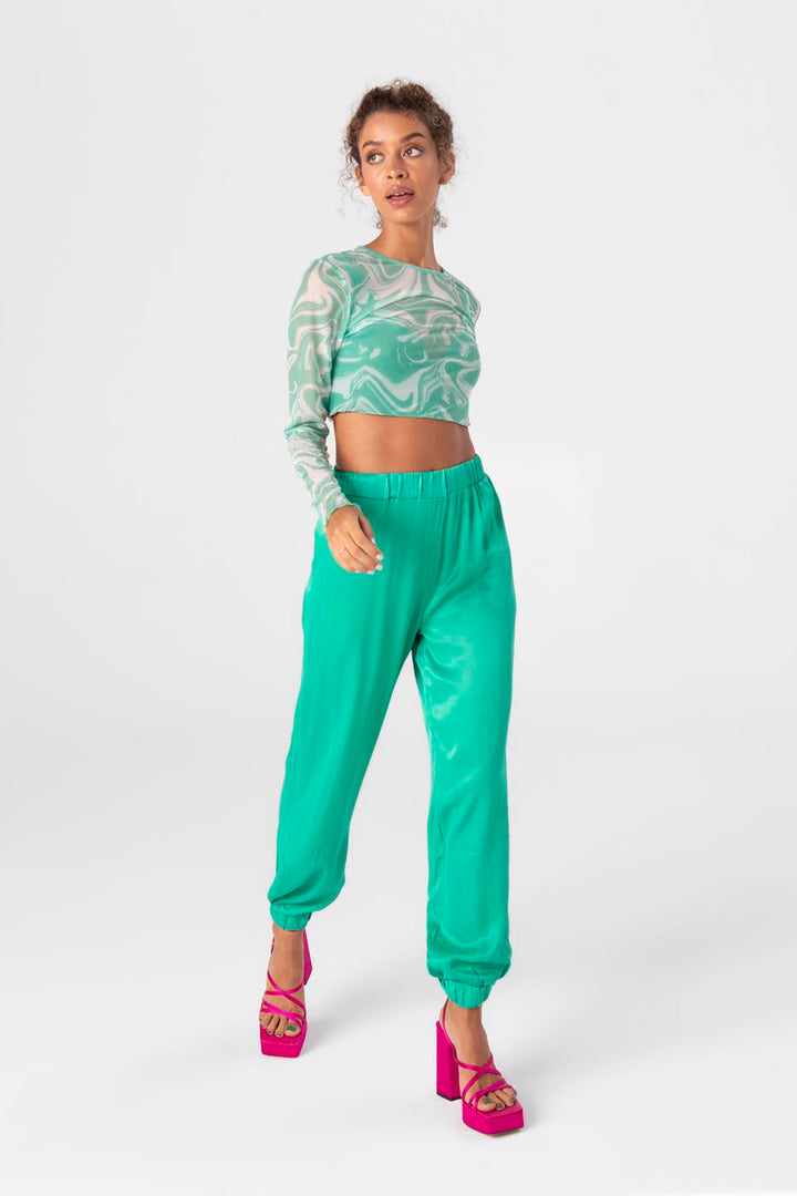 BSL Women Satin Jogging Pants - Odenton