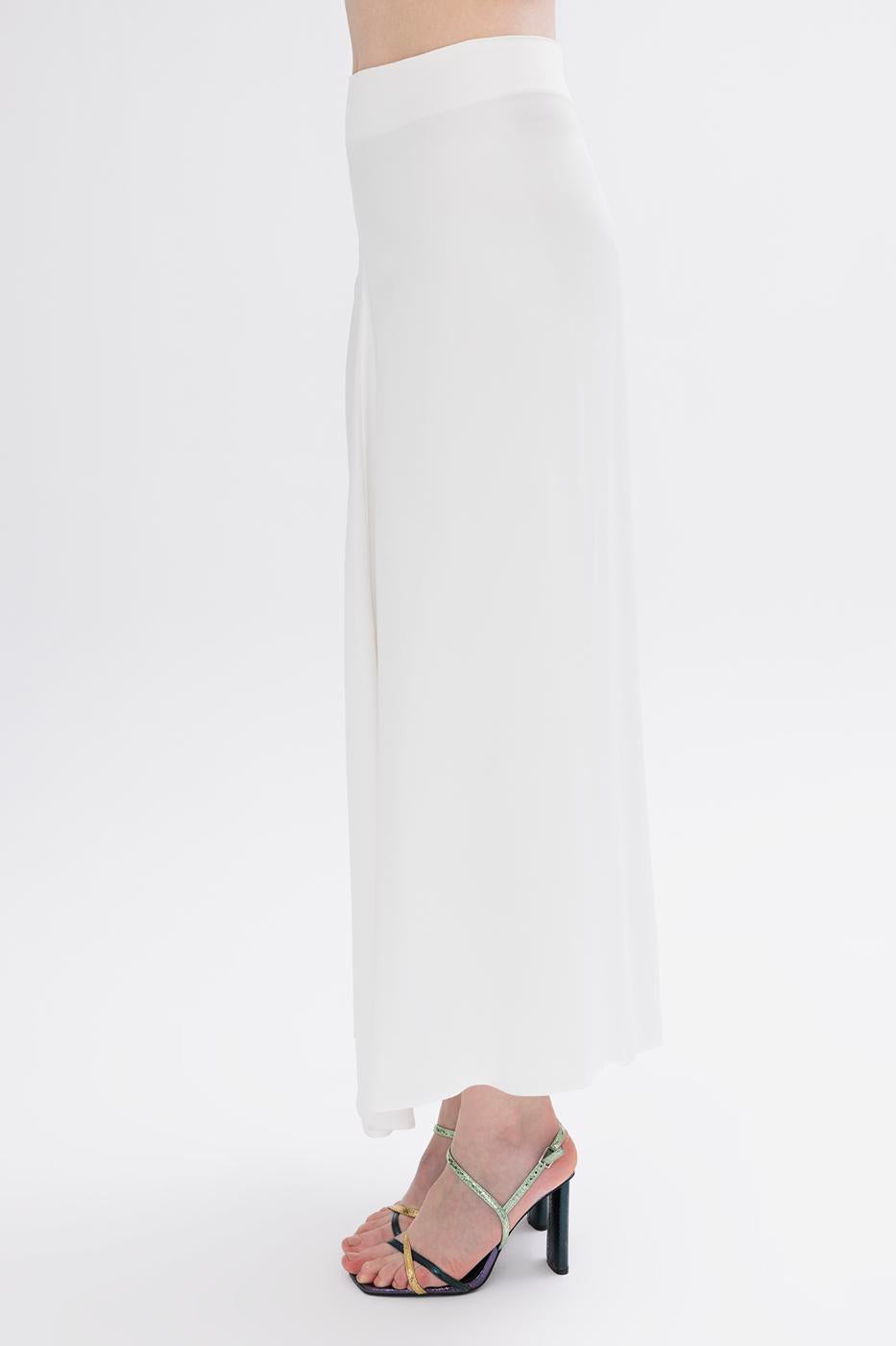 BSL Women Satin Midi Skirt - Waldorf