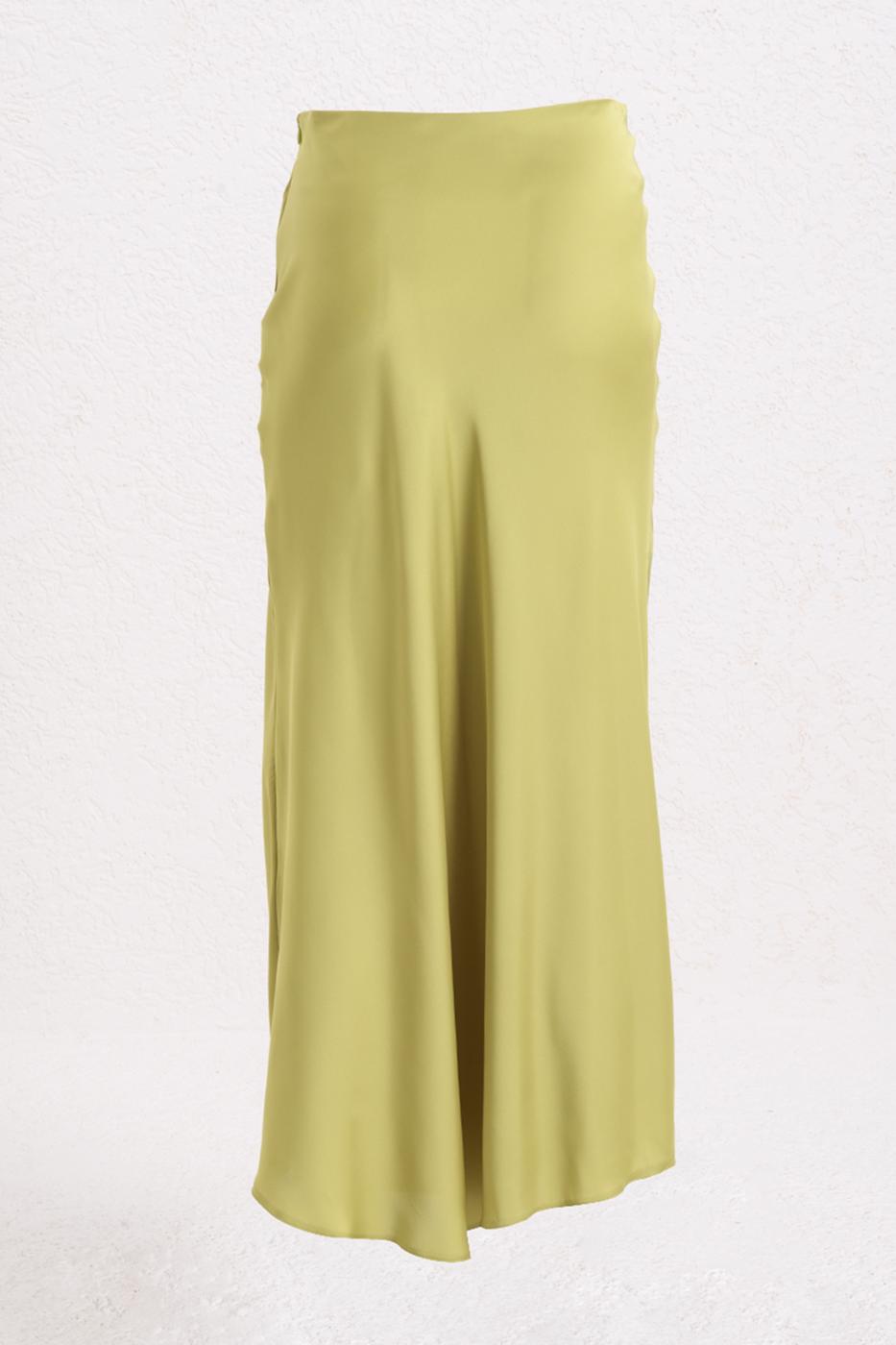 BSL Women Satin Midi Skirt - Ellicott City