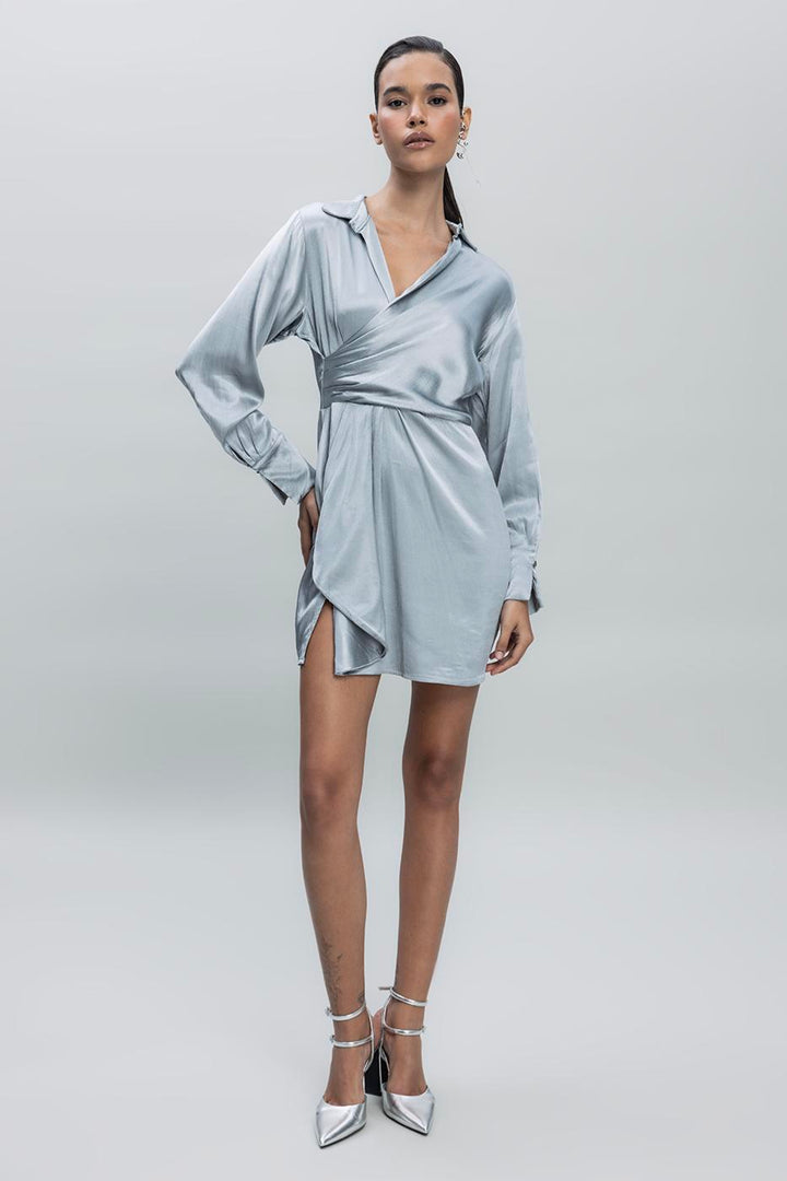 BSL Women Satin Mini Dress - Great Yarmouth