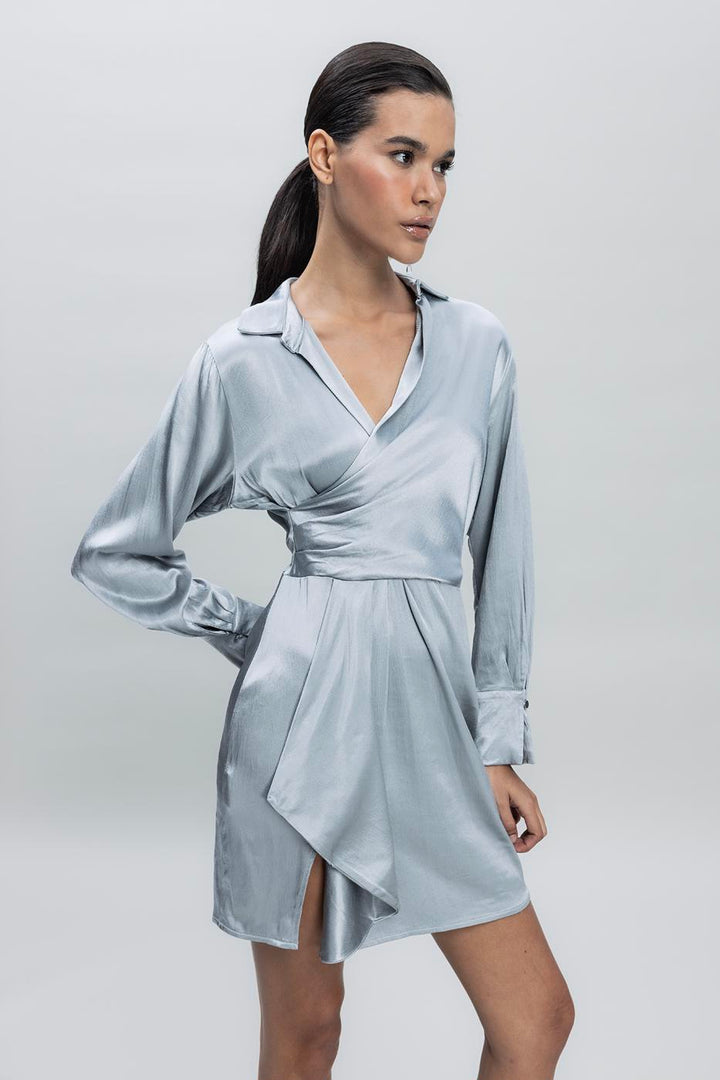 BSL Women Satin Mini Dress - Great Yarmouth