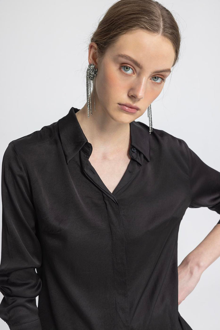 BSL Women Satin Regular Shirt - Wageningen