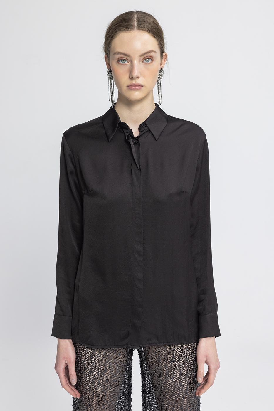 BSL Women Satin Regular Shirt - Wageningen