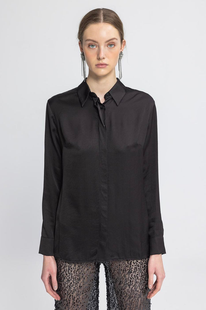 BSL Women Satin Regular Shirt - Wageningen