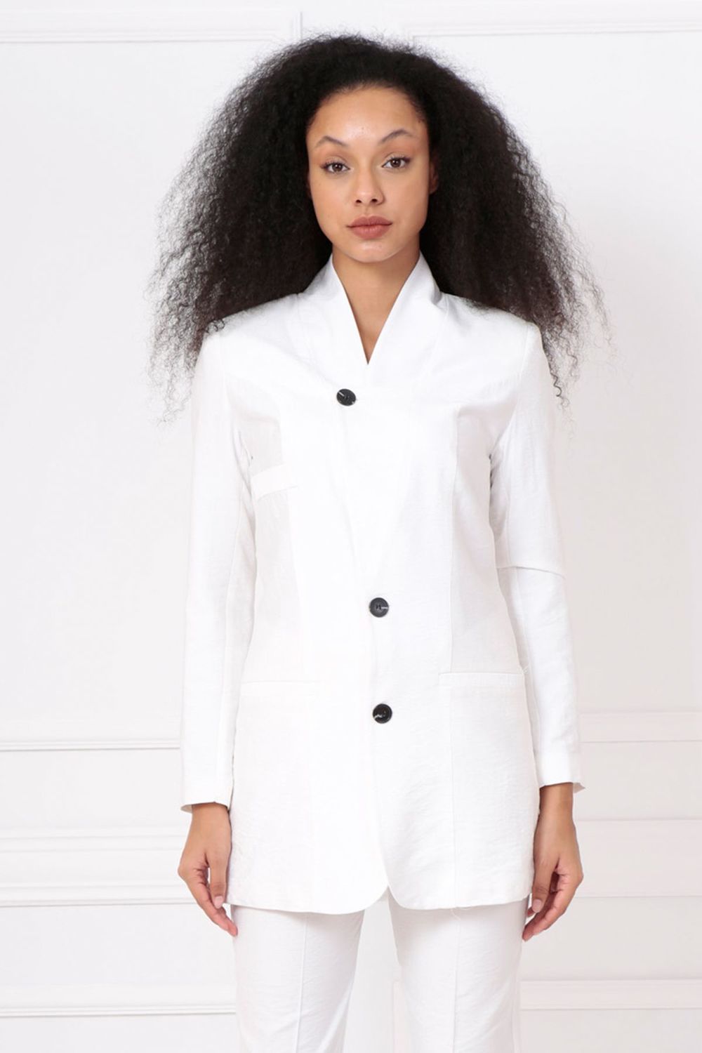 SNS Sense White Women's Jacket - Ilford