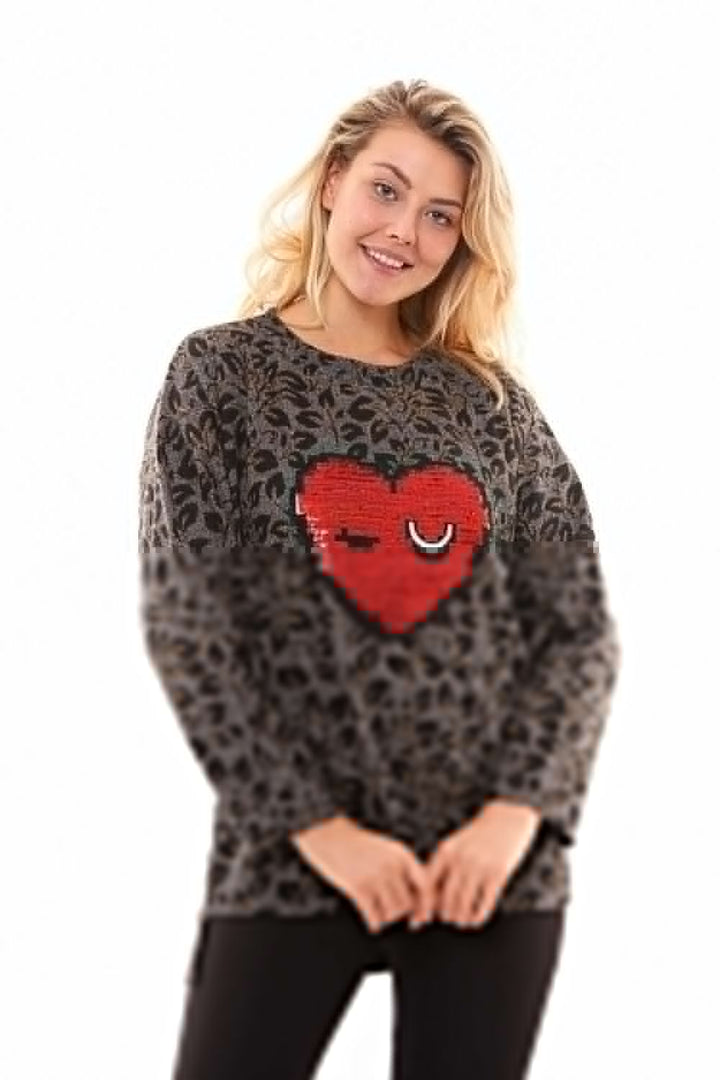 SNS Sense Bordeaux Bader Heart Embroidered Blouse - Fastiv