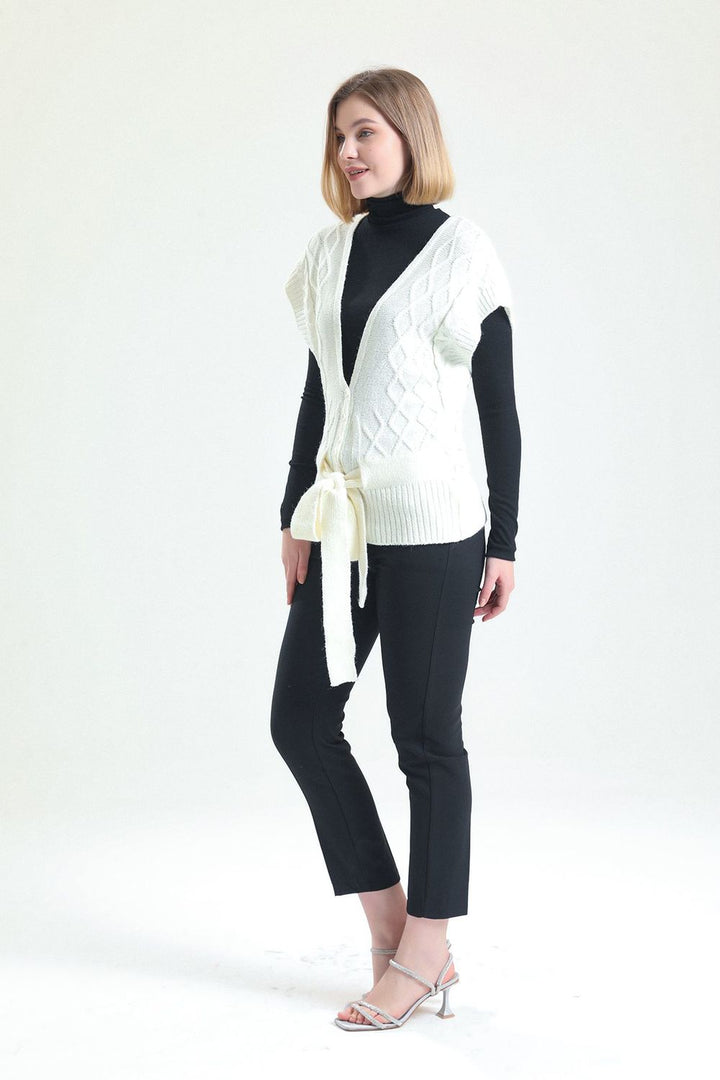 SNS Sense Ecru SENSE Knit Cardigan - Cihuatlán