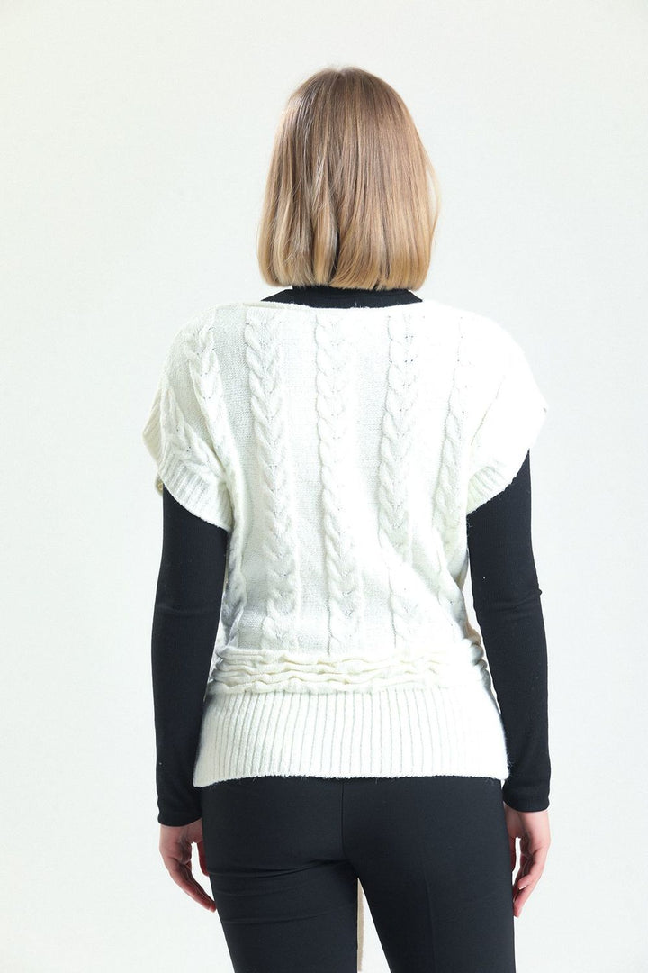 SNS Sense Ecru SENSE Knit Cardigan - Cihuatlán