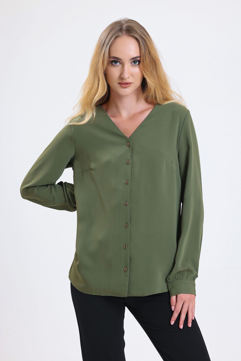 SNS Sense Hakı Long Sleeve Jesika Shirt - Huntington
