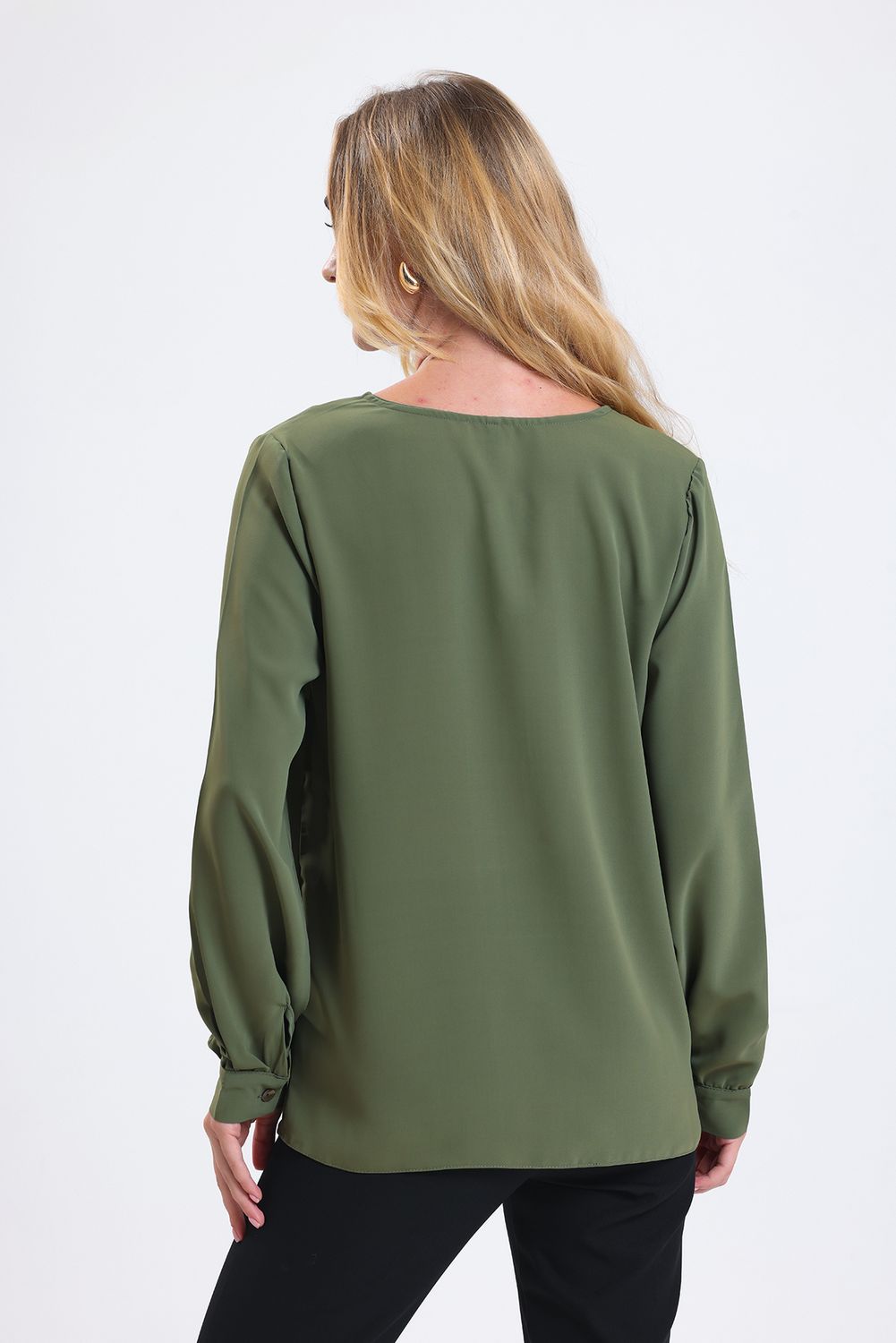 SNS Sense Hakı Long Sleeve Jesika Shirt - Huntington
