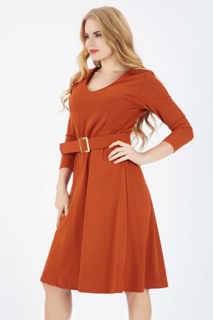 SNS Sense Ceramic Waist Fabric Coated Belted Scuba Crepe - Kryvyi Rih