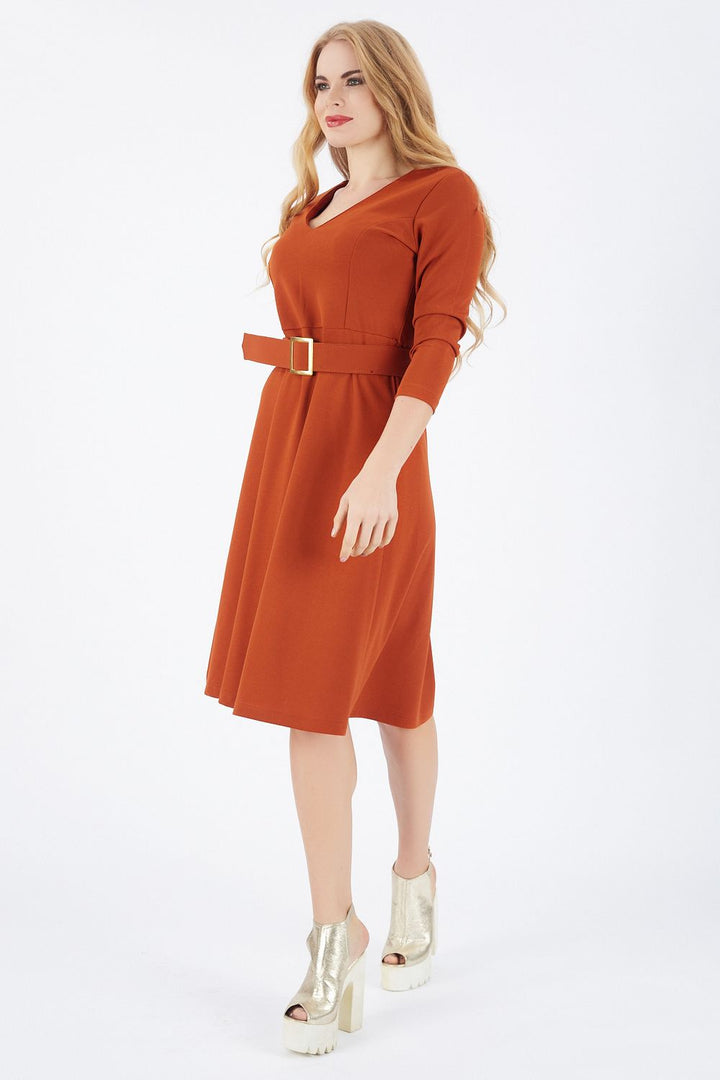 SNS Sense Ceramic Waist Fabric Coated Belted Scuba Crepe - Kryvyi Rih
