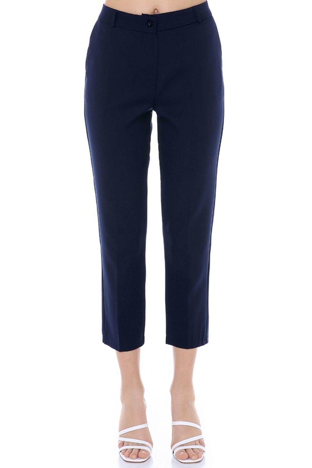SNS Sense Navy Plus Size Pants - Algeciras