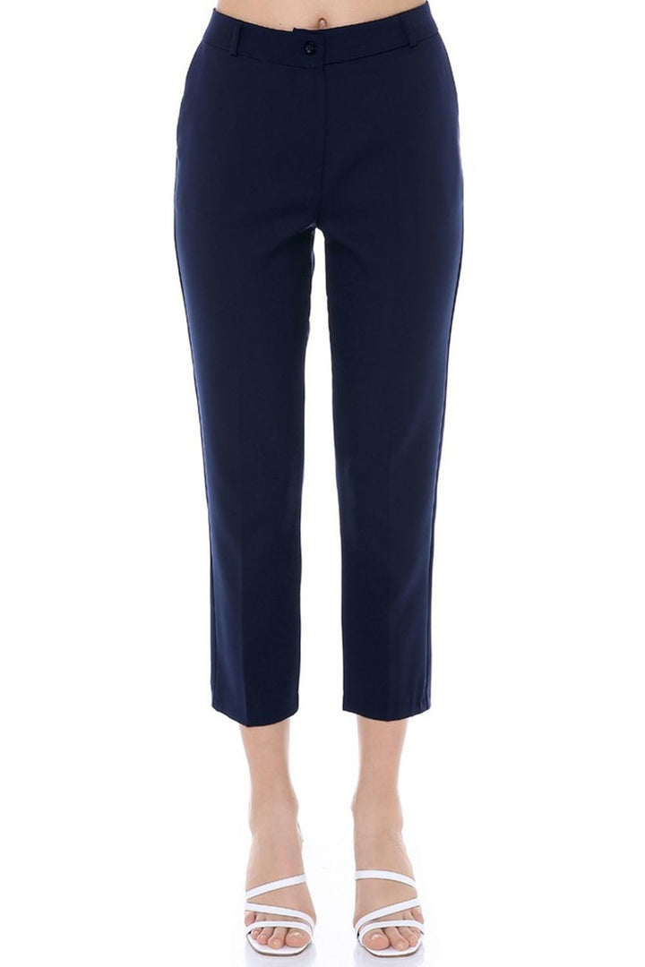 SNS Sense Navy Plus Size Pants - Algeciras