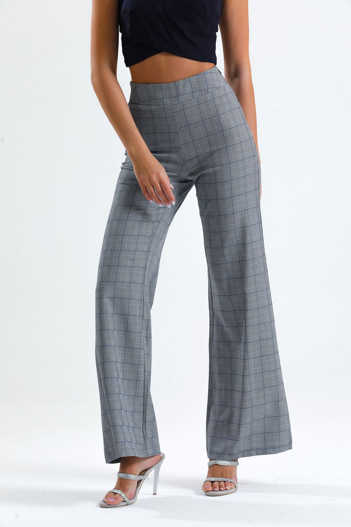SNS Sense Lacivert Plaid Pants - Lancaster
