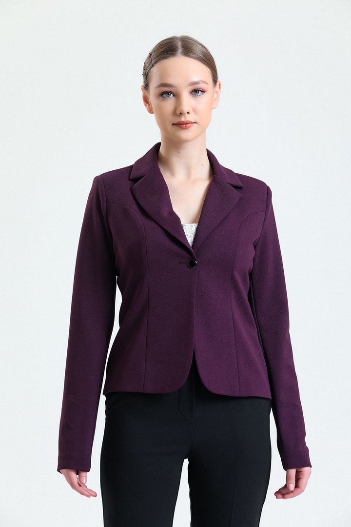 SNS Sense Navy Blue Scuba Starry Jacket - Kovel