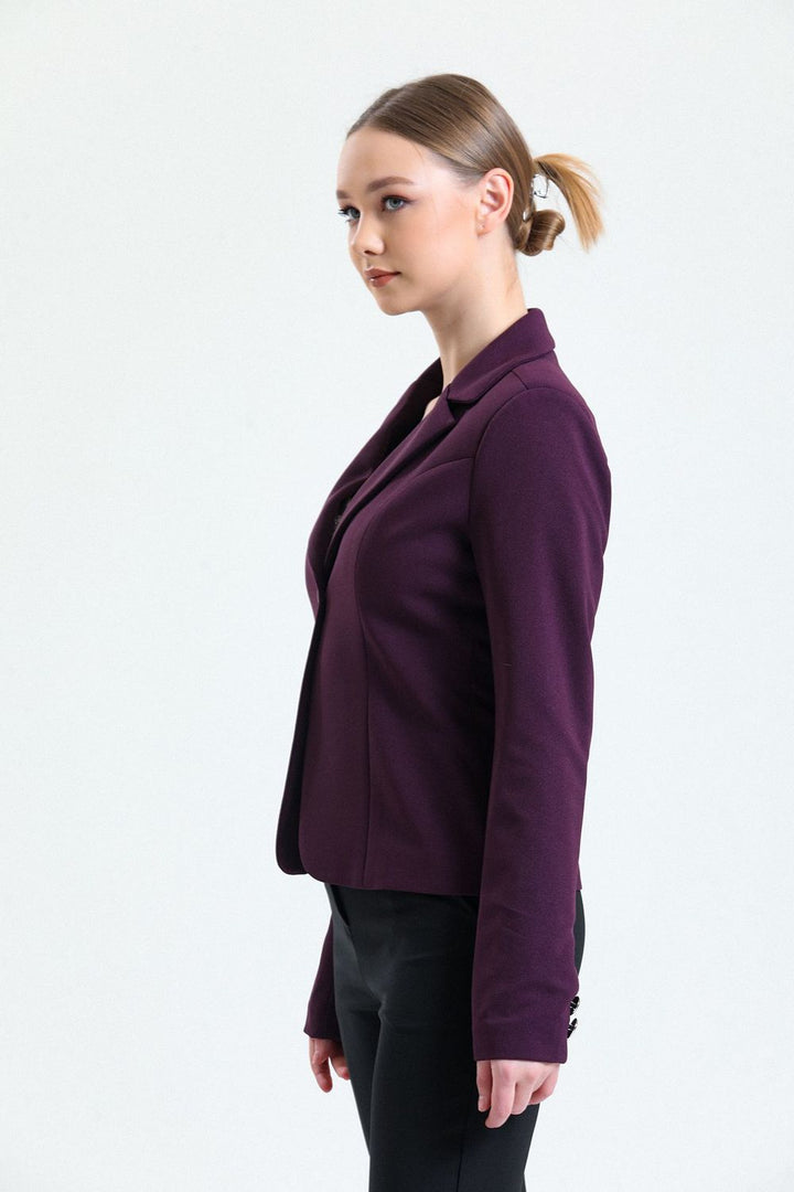 SNS Sense Navy Blue Scuba Starry Jacket - Kovel
