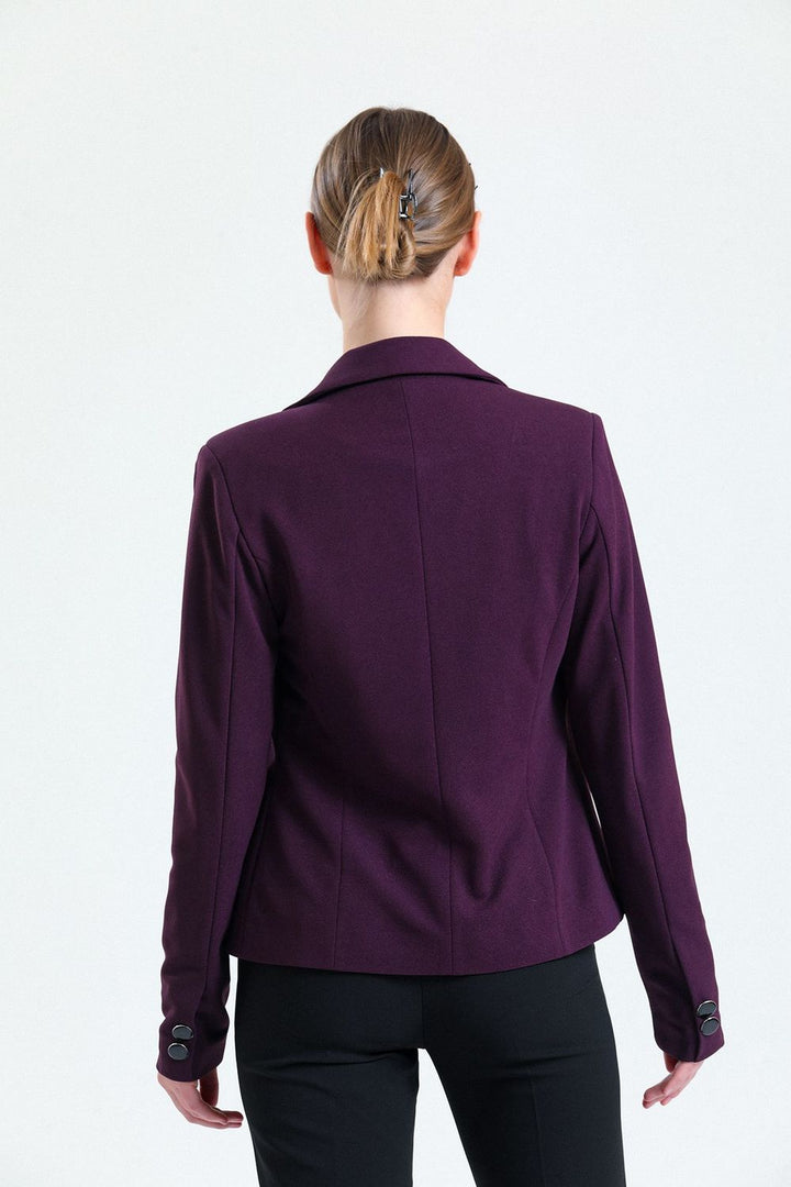 SNS Sense Navy Blue Scuba Starry Jacket - Kovel