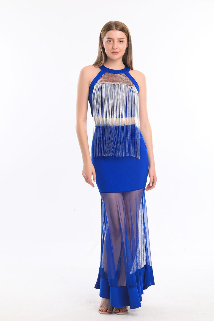 SNS Sense Sax Tulle Skirt with Ruffle Trim - Scunthorpe