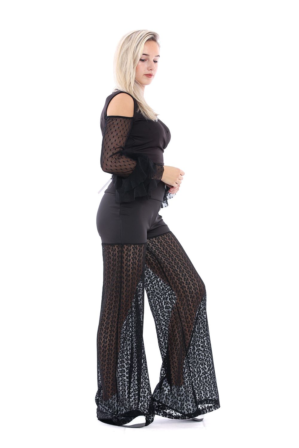 SNS Sense Black Lace Complete Pants - Dendermonde