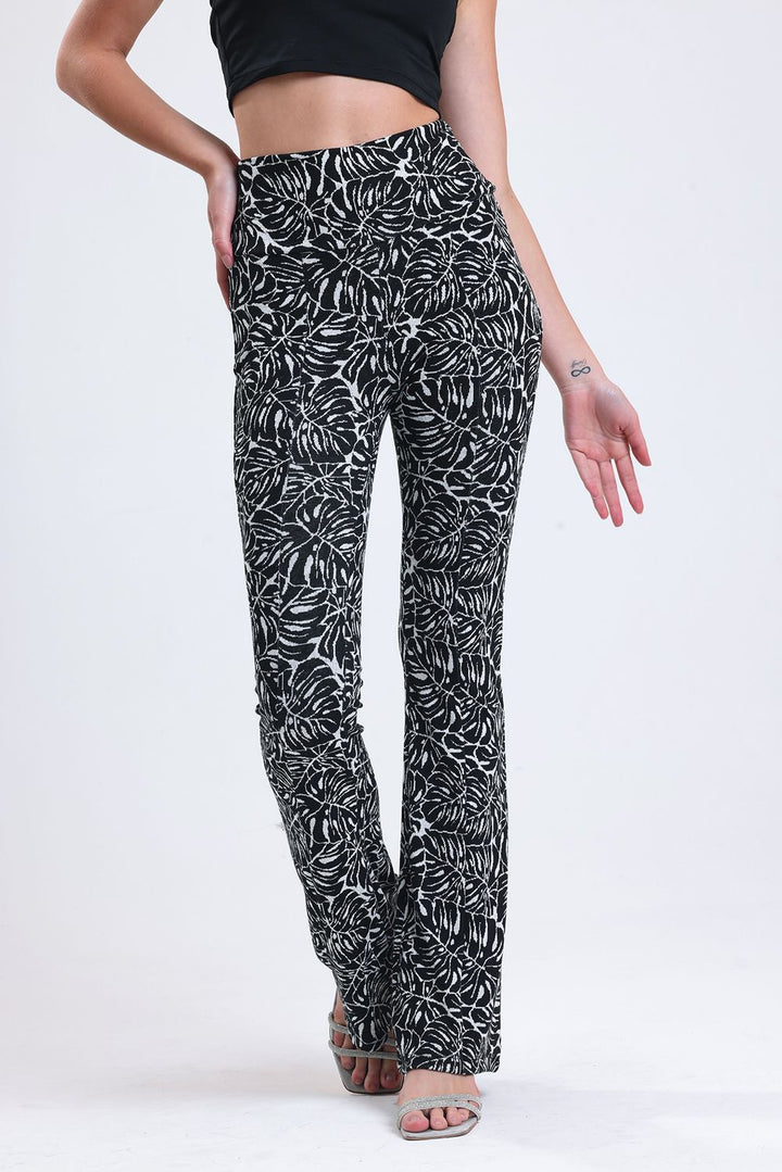 SNS Sense Black Ecru Jacquard Winter Pants - Mineral de la Reforma
