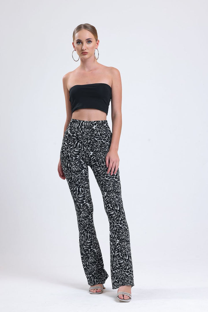 SNS Sense Black Ecru Jacquard Winter Pants - Mineral de la Reforma