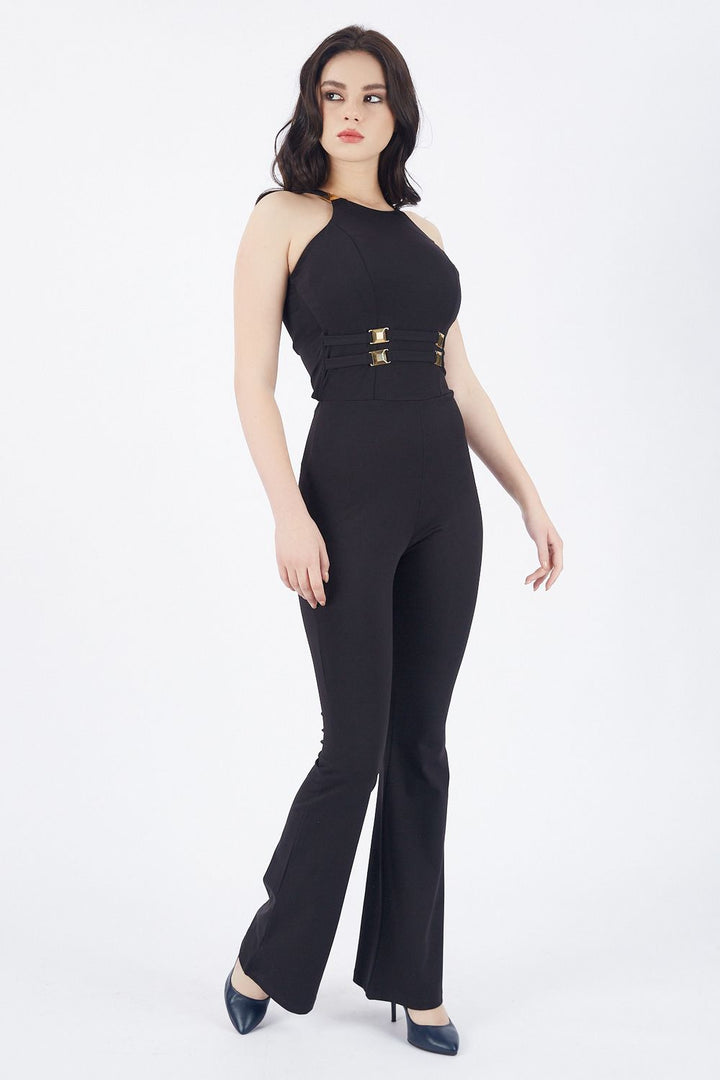 SNS Sense Black Jumpsuit with Sequins - Leiden