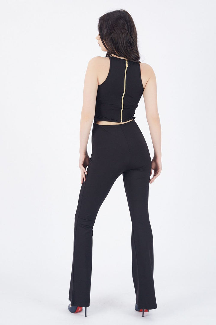SNS Sense Black Jumpsuit with Sequins - Leiden