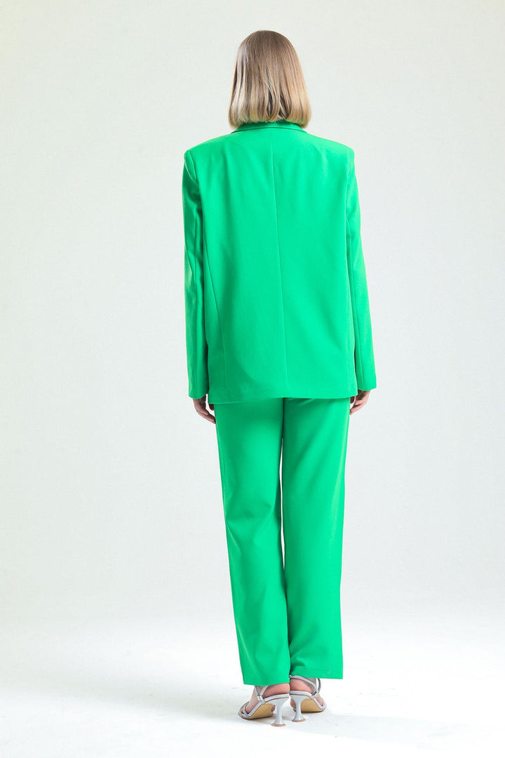 SNS Sense Green Lined Front Fabric Coated Hürrem Jacket - Sinsheim