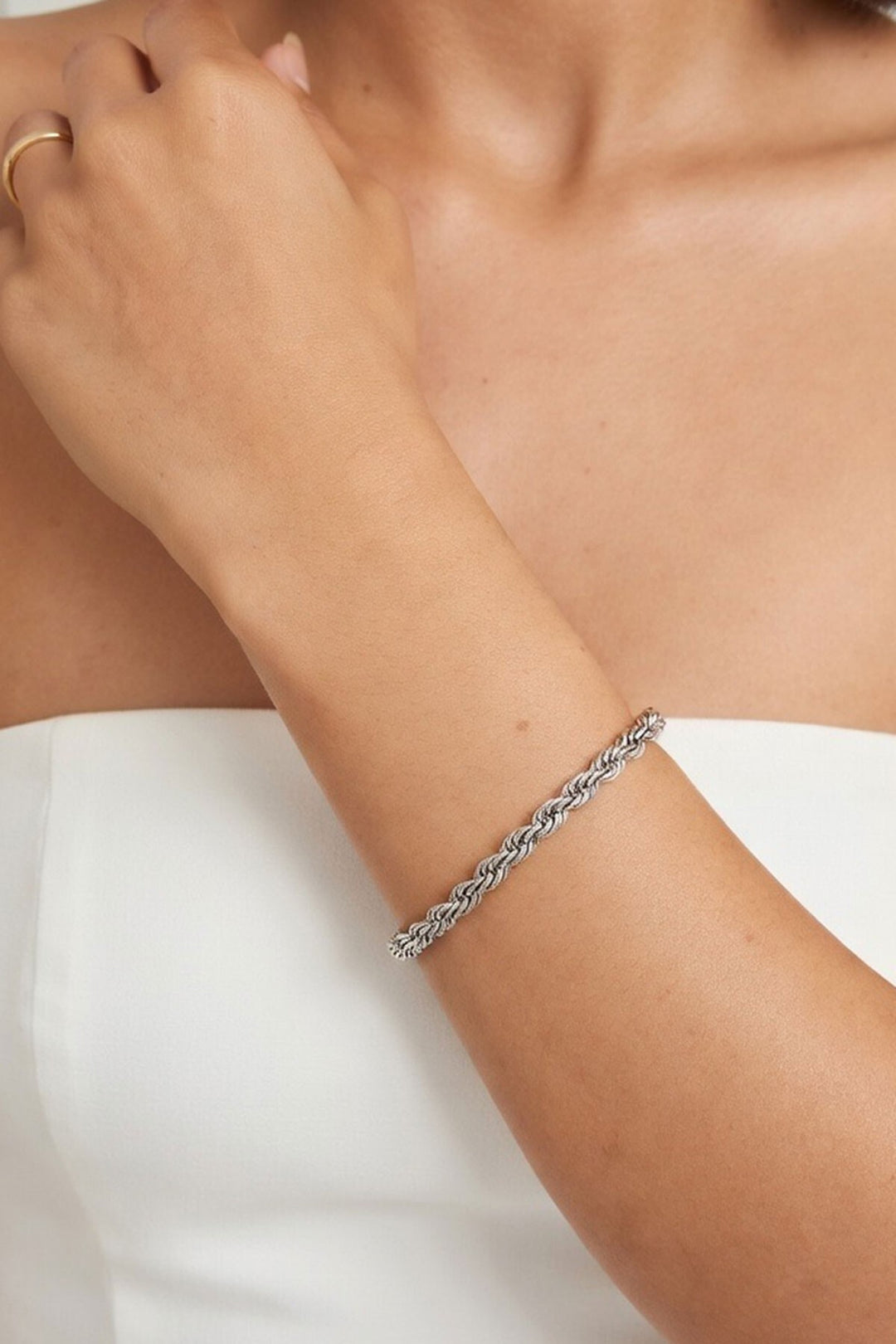 Silver Burgu Model Bileklik - Glyfáda