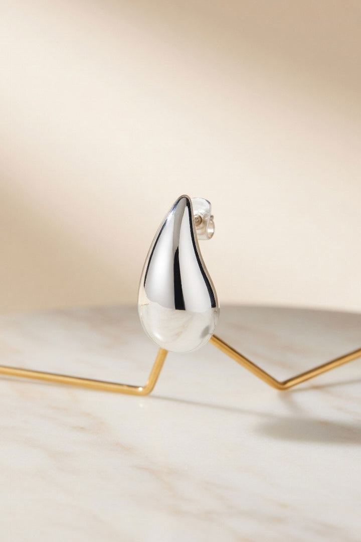Silver Damla Model Küpe - Campi Bisenzio