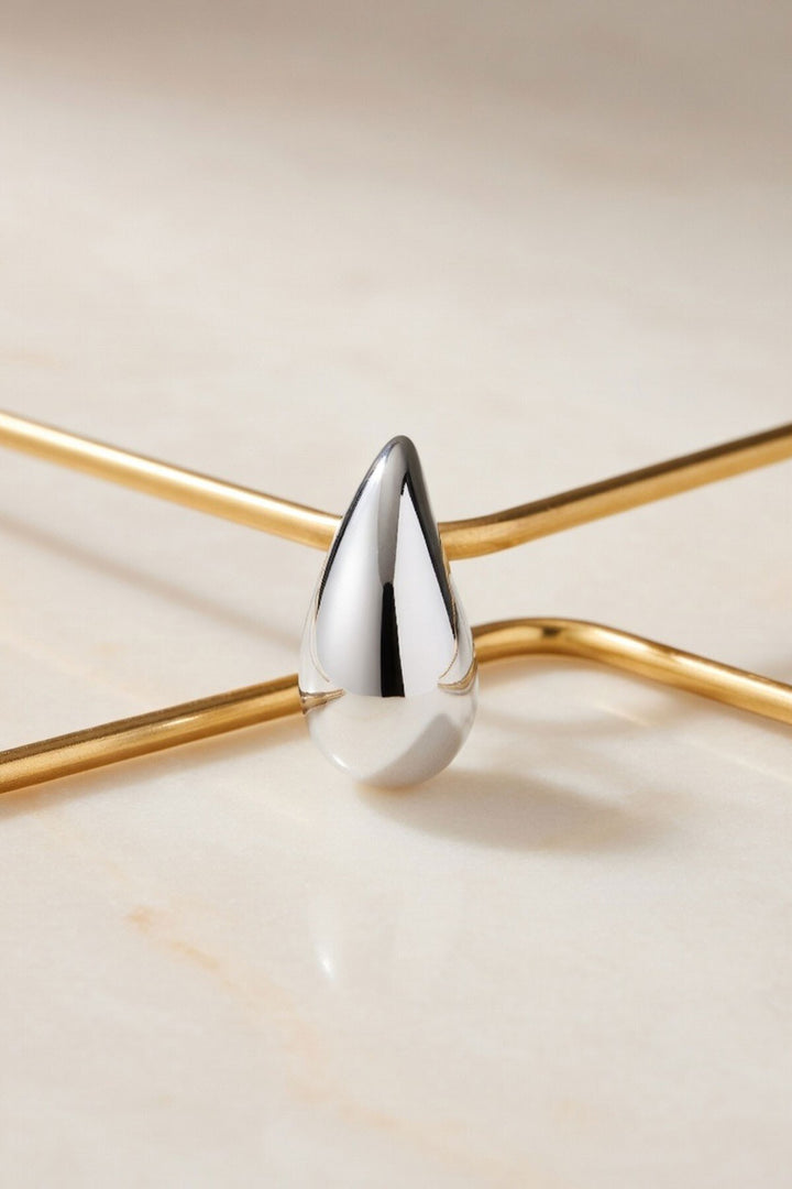 Silver Damla Model Küpe - Campi Bisenzio