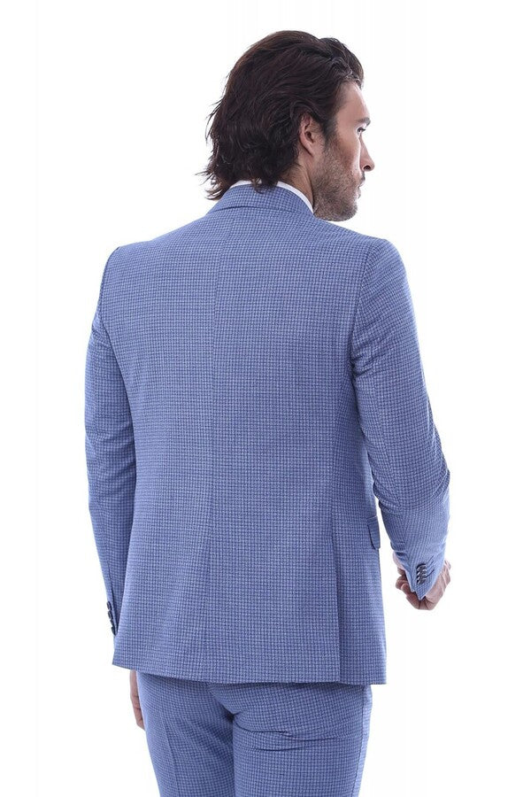 WSS Single Button Pointed Collar Blazer Three Pieces Of Suit  - Grand Forks