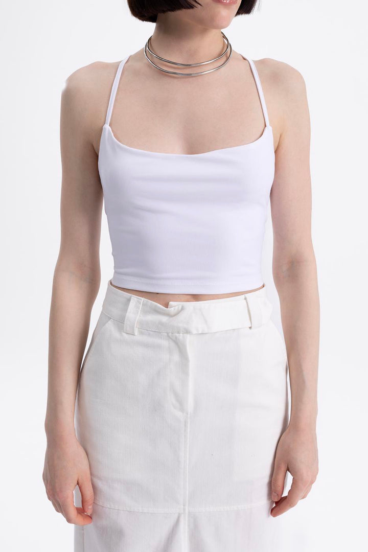 BSL Women Neck tie strapped top - Erith
