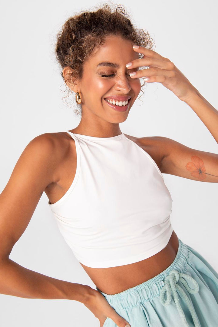 BSL Women Neck tie top - Lyon